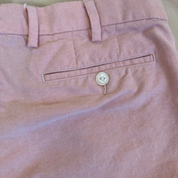 Polo Ralph Lauren Sz32 Cotton Chino Shorts Pale Pink Preppy Flat Front Old Money - Picture 13 of 16